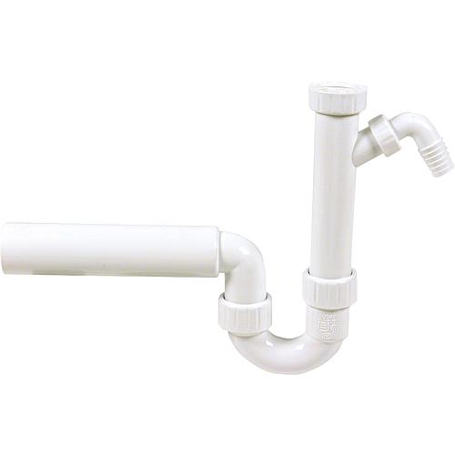 Siphon d´évier, plastique blanc Standard 1