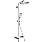 Colonne de douche Crometta S Showerpipe 240 1 jet, avec mitigeur thermostatique