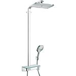 Colonne de douche Raindance E Showerpipe 360 1 jet, avec tablette Shower Select 300