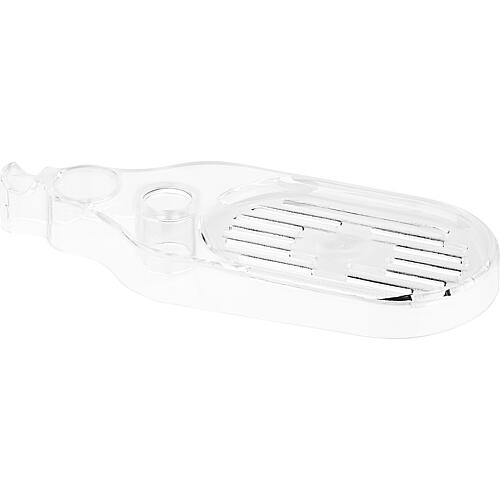 Porte-savon pour barre de douche Ecrus, Plasique -ABS