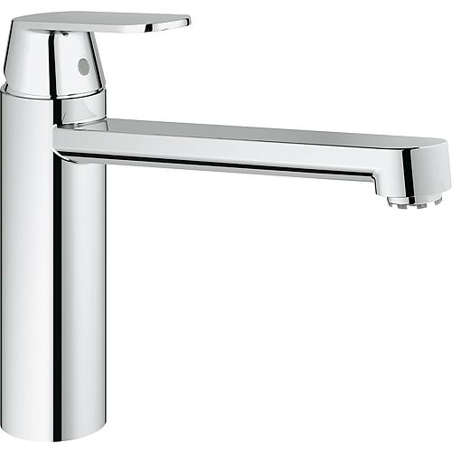 Mitigeur d'évier Grohe Eurosmart Cosmopolitan basse pression bec pivotant saillie 221 mm chrome