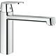 Mitigeur d'évier Grohe Eurosmart Cosmopolitan basse pression bec pivotant saillie 221 mm chrome