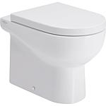 WC sur pied à fond creux Nuvola, sans bord de rinçage