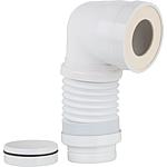 Pipe WC coudée extensible diametre: 93 à 100mm Longueur: 190 à 390mm