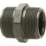 PVC-U raccord adhésif double mamelon