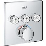 Mitigeur thermostatique encastré Grohe Grohtherm SmartControl, avec 3 fonctions