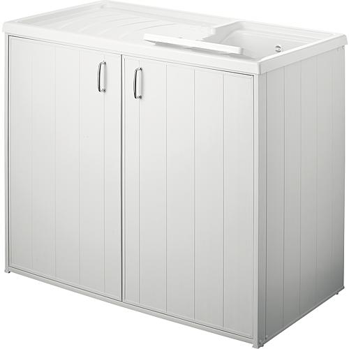 lave main avec meuble avec 2 portes LxlxH= 1009x600x925mm