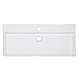 Vasque Elayla avec trou de robinet en céramique, blanc 1020x130x450 mm