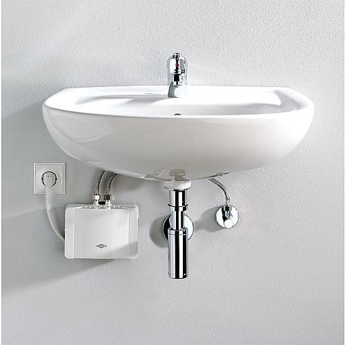 Petit chauffe-eau instantané M, sous-évier, basse pression  (sans robinetterie) pour robinetteries basse pression