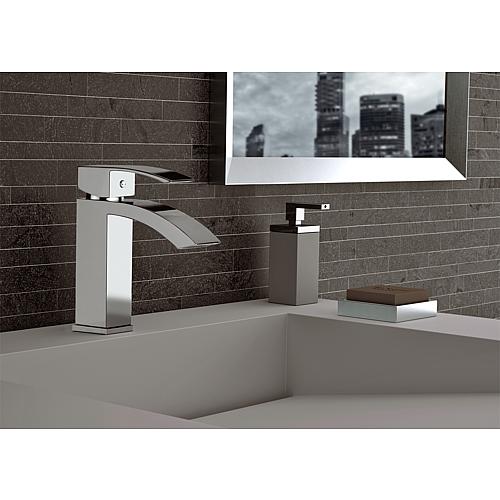 Mitigeur de lavabo Enver saillie 128 mm avec écoulement Klicker chrome