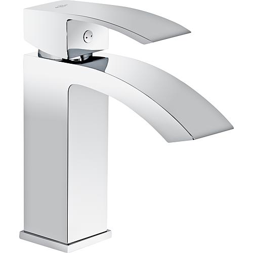 Mitigeur de lavabo Enver saillie 128 mm avec écoulement Klicker chrome