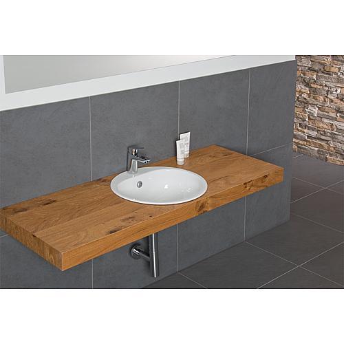 Evier a encastrer Alape EW 3 Ø 475 mm, blanc
