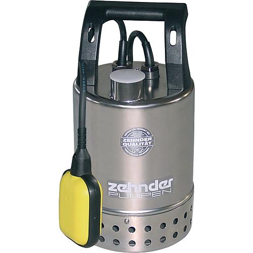 Pompe de relevage eaux usées inox 1 1/4" fil fem 230V refoulement 7,5 l/h calibre maxi 10 mm-pompe E-ZW 50 A-2