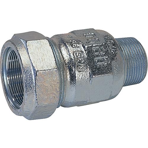 Raccord à compression en fonte malléable,
Raccord de jonction mâle, modèle A Standard 1