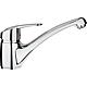 Mitigeur d'évier Heinrichschulte Nizza basse pression bec pivotant saillie 205 mm chrome
