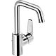 Mitigeur de lavabo Hansa Hansapolo, déport 152 mm, chromé, bec orientable