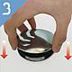 Bouchon de rechange bonde Klicker  UP&Down, plastique chromé, modèle pour baignoire Standard 5