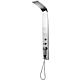 Kit panneau de douche Esila avec mitigeur thermostatique inox poli