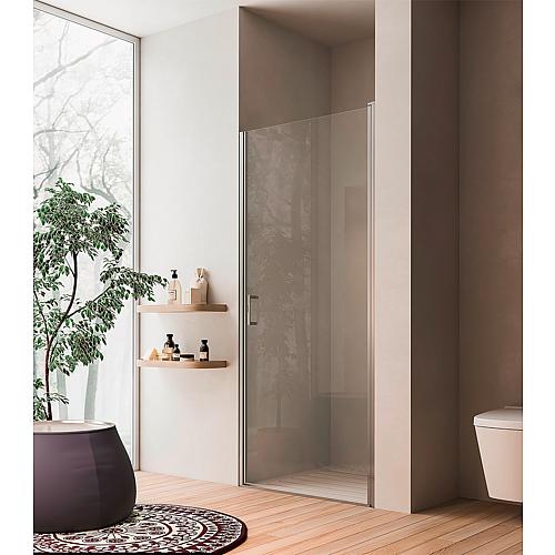 Porte de douche en niche Eloa 2.0, 1 porte pivotante Standard 1