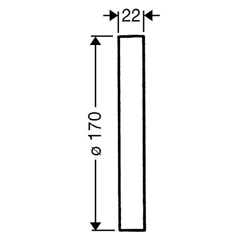 Rosace de rallonge ø 170 mm Standard 2