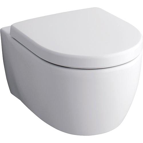 WC suspendu à fond creux Geberit iCon blanc, sans bride lxHxP : 355x330x530mm