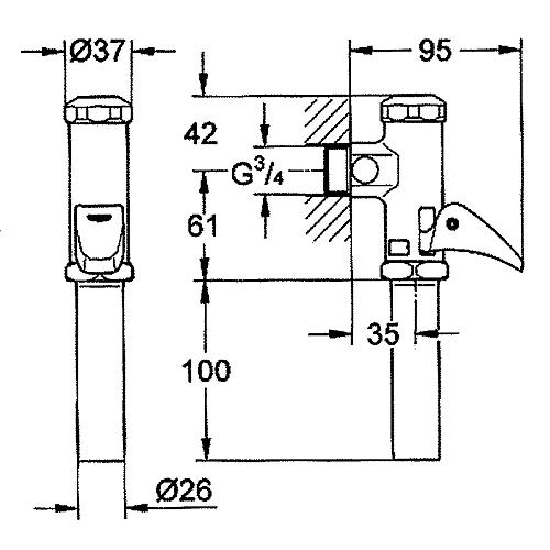 Type DAL automatique pour WC Standard 2