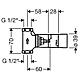 Kit de robinets de base encastrable Standard 2