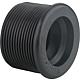 Nipple caoutchouc noir pour tube de siphon 44 x 32mm  DN32