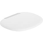 Siège de douche rabattable Elida, oval