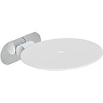 Siège de douche rabattable Elida, rond