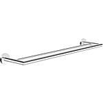 Porte-serviette Eldrid, 2 barres, carré