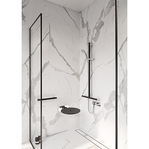 Siège de douche rabattable Elida, rond Anwendung 2