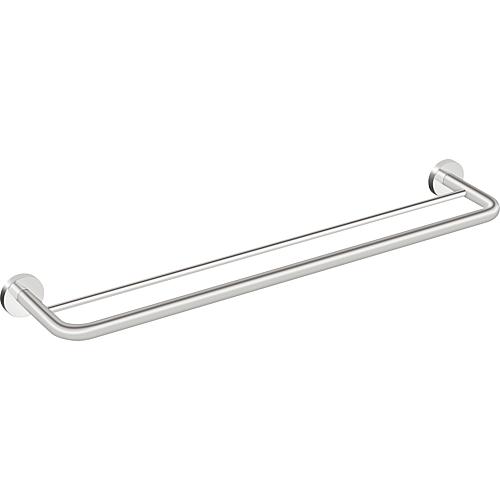 Porte-serviette Eldrid, 2 barres, rond Standard 1