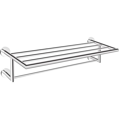 Porte-serviette Eldrid, 4 barres, avec barre porte-linge Standard 1
