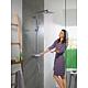 Colonne de douche Crometta E Showerpipe 240 1 jet, avec mitigeur thermostatique