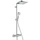 Colonne de douche Crometta E Showerpipe 240 1 jet, avec mitigeur thermostatique Standard 1