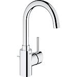 Mitigeur de  lavabo Concetto L-Size, actionnement sur le côté, pivotant