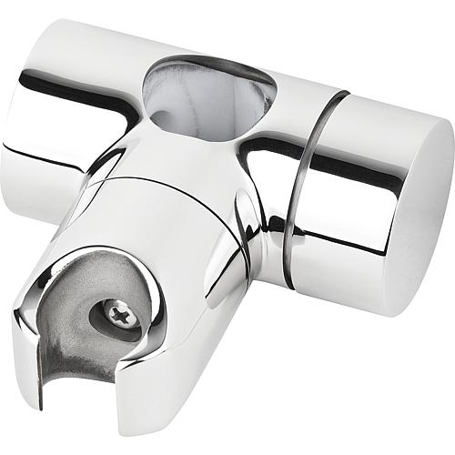 Curseur de douche inox, pour barre de douche série inox Round  Standard 1