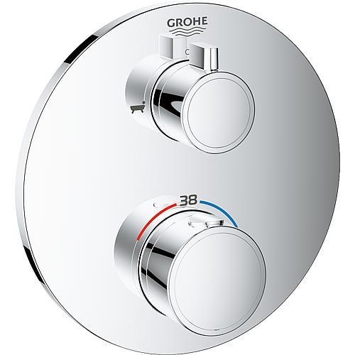 Mitigeur thermostatique bain/douche Grohtherm, inverseur 2 voies Standard 1