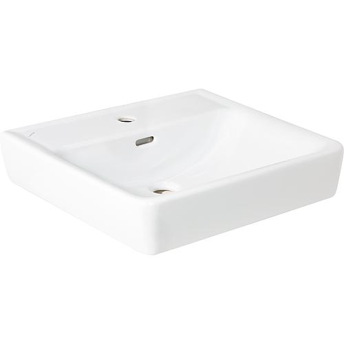 Vasque Laufen PRO A blanc, avec trop-plein, encastrable lxhxp: 550x170x480mm