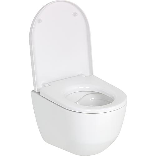 WC suspendus rinçage en profondeur Pro Compact, sans rebord