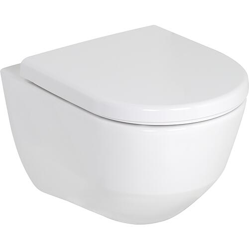 WC suspendu à fond creux Pro, sans bord de rinçage  Standard 1