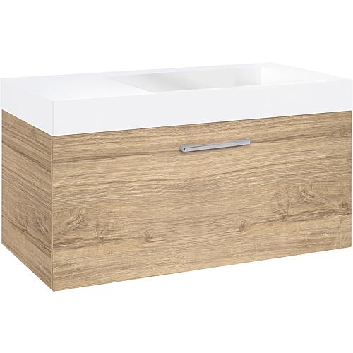 Meuble sous-vasque Elisa avec vasque en fonte minérale Standard 5