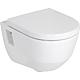 WC suspendu à rinçage en profondeur Pro, sans rebord Standard 1