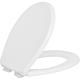 Abattant WC Nemo, blanc en Duroplast, Softclose lxhxp: 383x49x460mm