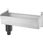 Goulotte de vidange en inox pour la distribution d'eau