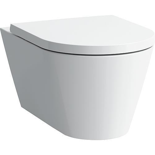 WC suspendu à fond creux Laufen Kartell, sans bride Standard 1