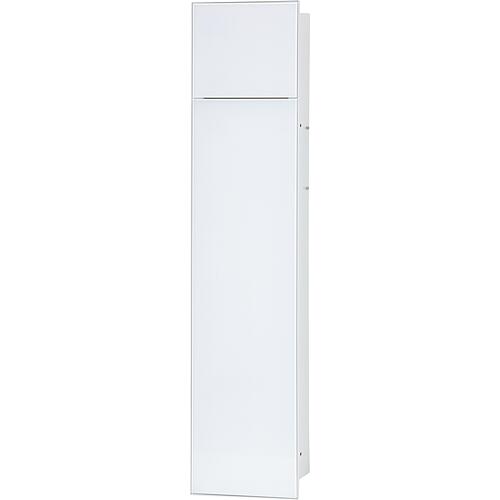 Caisson WC encastré Zero à fleur de surface, fermé, hauteur 800mm, 2 portes vitrées Standard 3