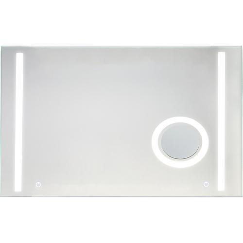 Miroir LED Earline 2 interrupteurs tactiles à intensité variable, 1000x800 mm, 11,5W