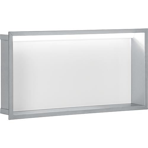 Niche à encatrer en inox, ouverte 600, éclairage LED Standard 2